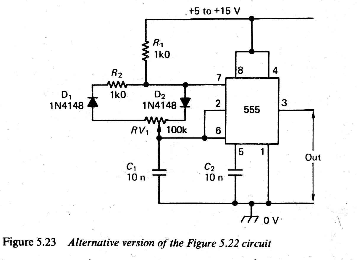 555 Timer Ic Based Inverter Circuit Breaker Circuit Diagram