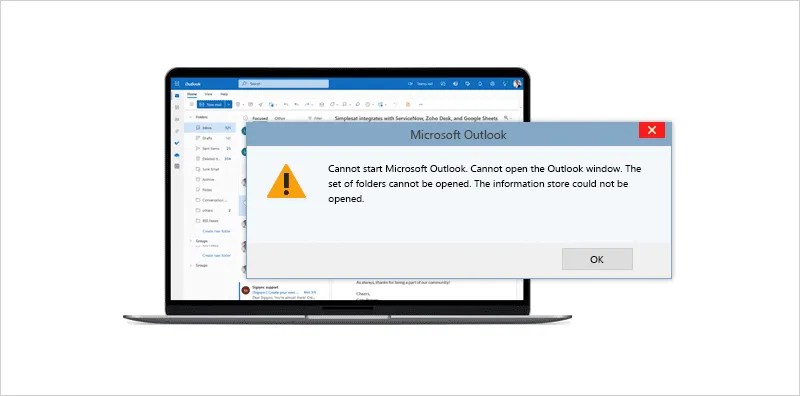 The set of folders cannot be opened in Outlook [Solution]