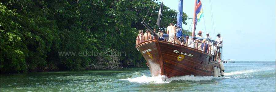 ile aux cerfs en bateau pirate, ile maurice