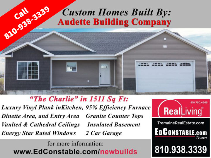 New Builds Homes Available with Realtor Ed Constable