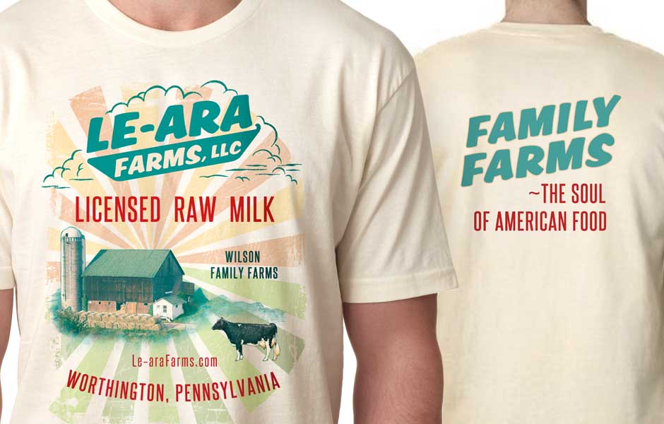 LeAra Farms Natural Tshirt Eddy Studio