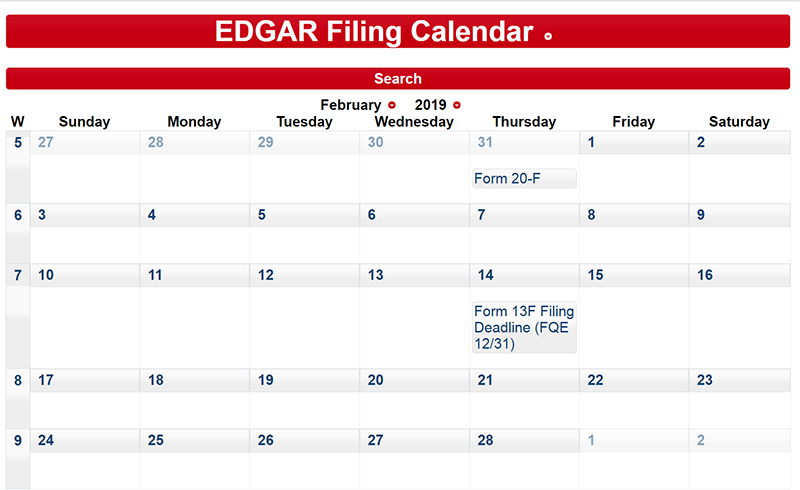Home EDGAR Filing Agent