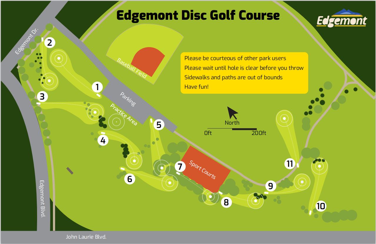 Disc Golf Clinic, inar, and Survey Registration Edgemont Community