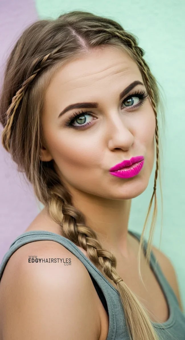 1. ThreeStrand Braid 10 Braided Hairstyles For Long Hair