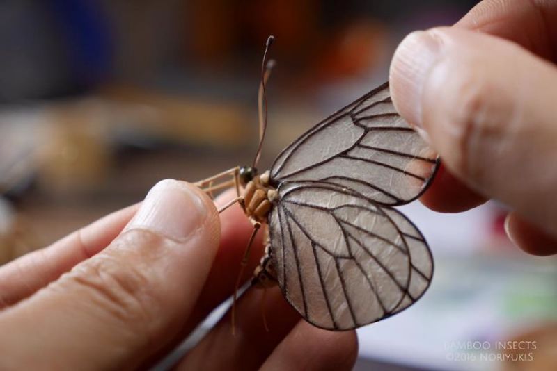 Bamboo Insects Artist creates incredibly lifelike insects out of bamboo