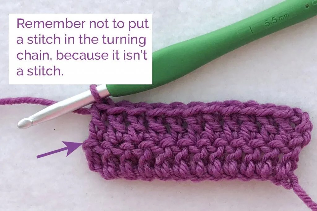 Where to Put the First Stitch of a Crochet Row Edie Eckman