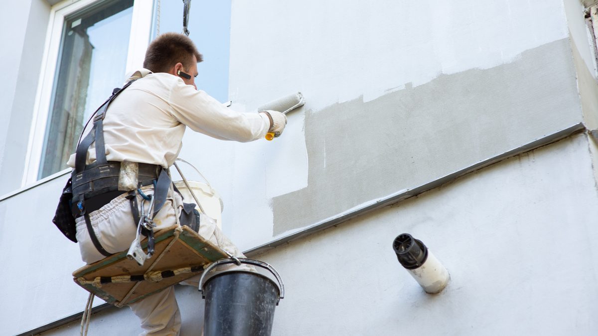 Rehabilitación en patios de luces en Barcelona