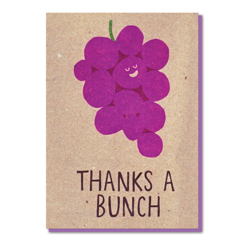 Thanks A Bunch card Art Prints Design Products Creative