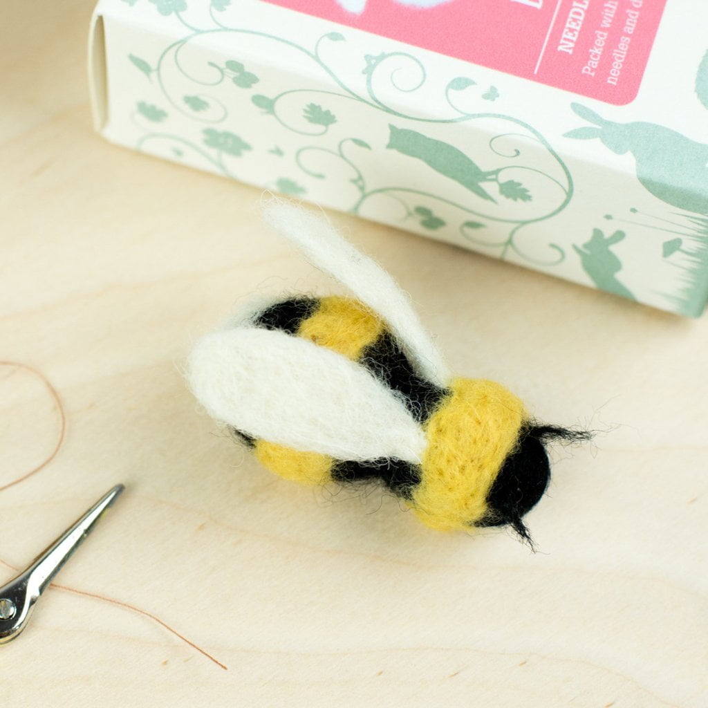 Bumble Bee Brooch Needle Felting Kit The Red Door Gallery