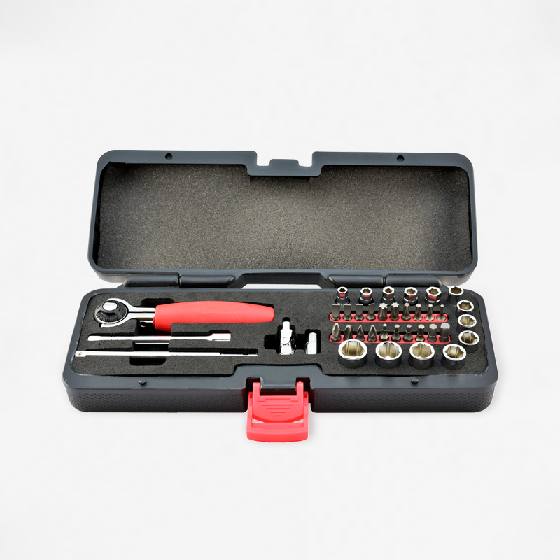38pcs 1/4''Dr. Socket Wrench Set Item No SS023802 E DING Tools Supplier