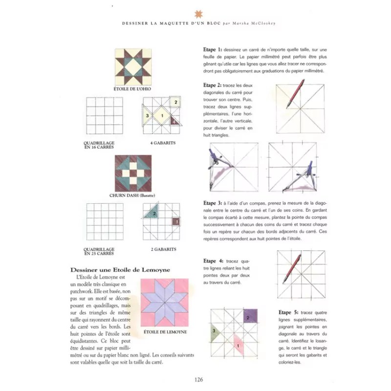 Le Guide visuel du patchwork 288 pages de conseils et d'astuces Edisaxe