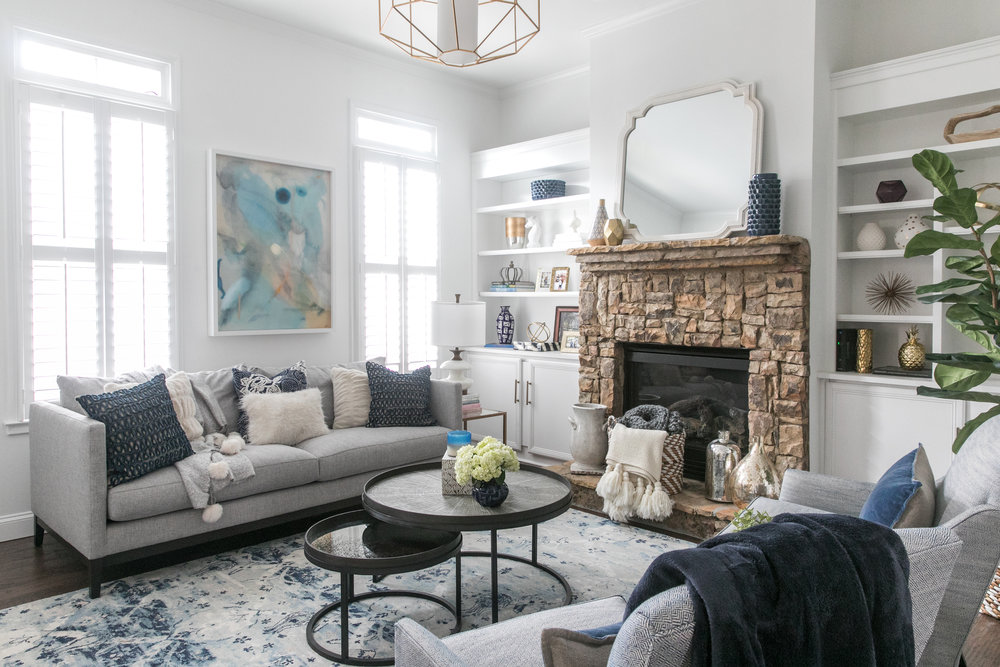 Living Room Revamp with Arhaus Edit by Lauren