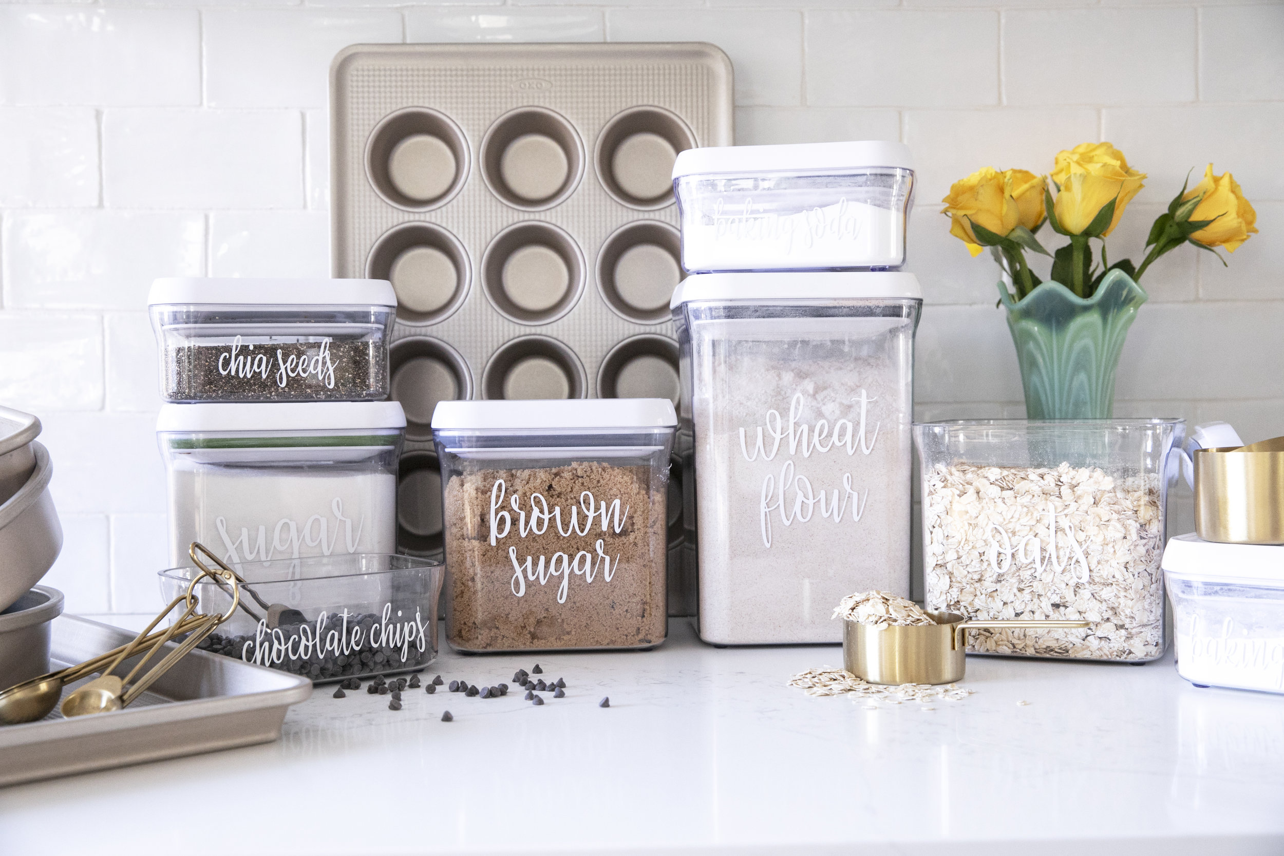 Kitchen Organization with Container Store Edit by Lauren