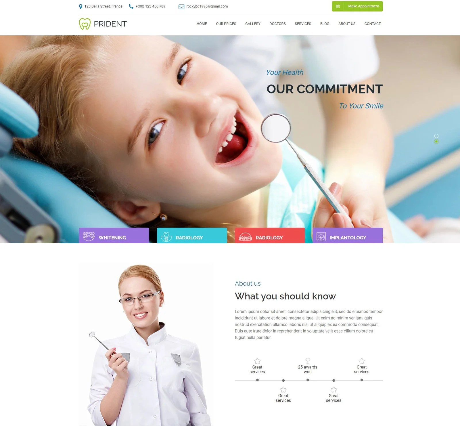 8 Most Popular Dental Clinic WordPress Themes of 2024