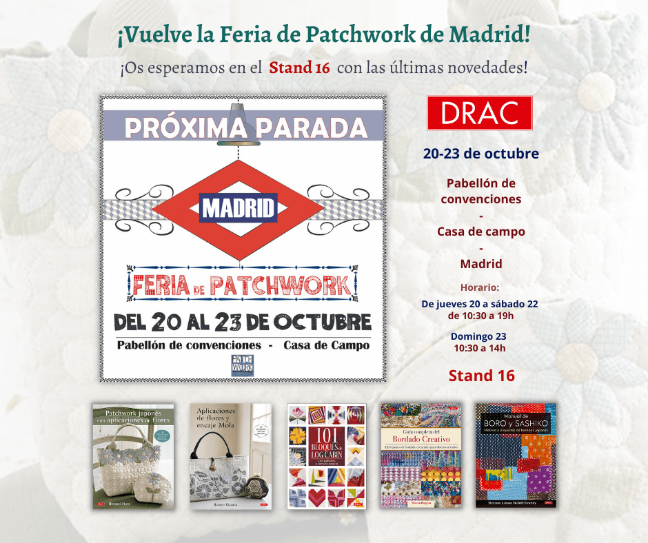 Editorial EL Drac en la Feria de Patchwork Madrid 2022 Editorial El