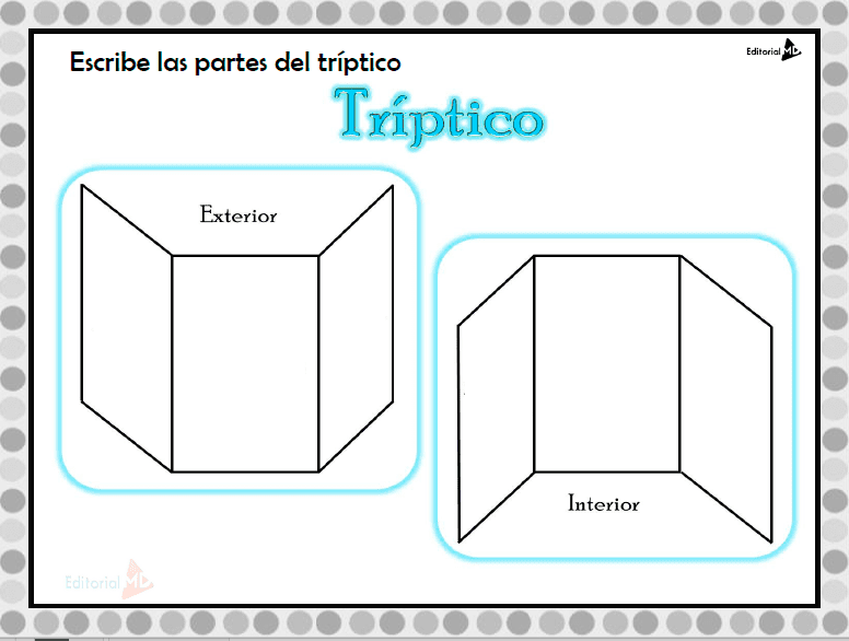 ¿Qué es un triptico? Para Niños de Primaria