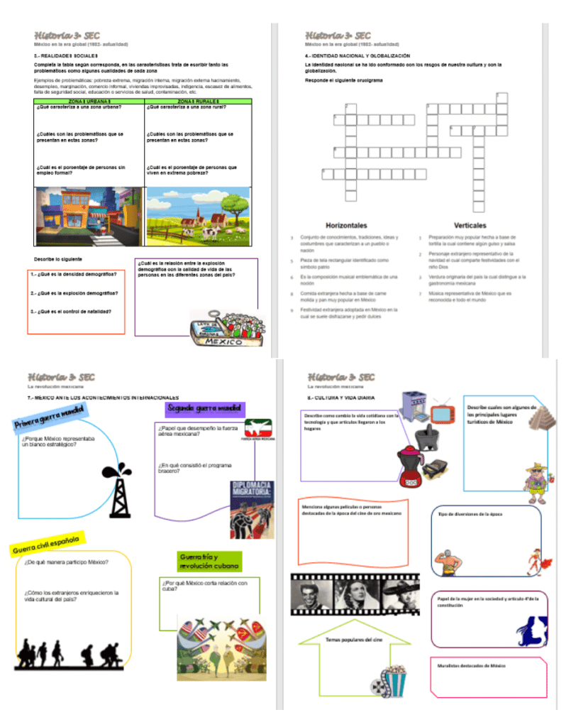Cuadernillo HISTORIA Tercer Grado Secundaria
