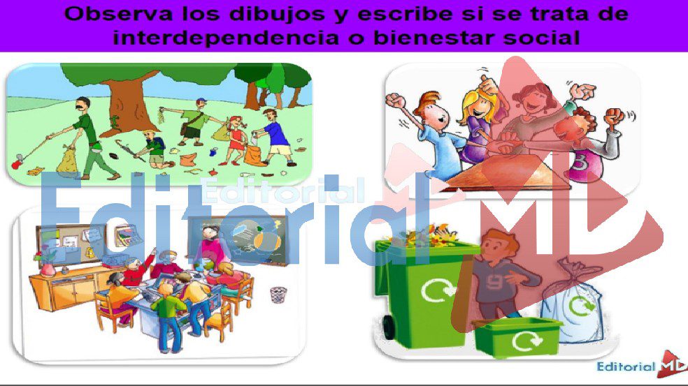 ejemplos de interdependencia en la escuela la convivencia social