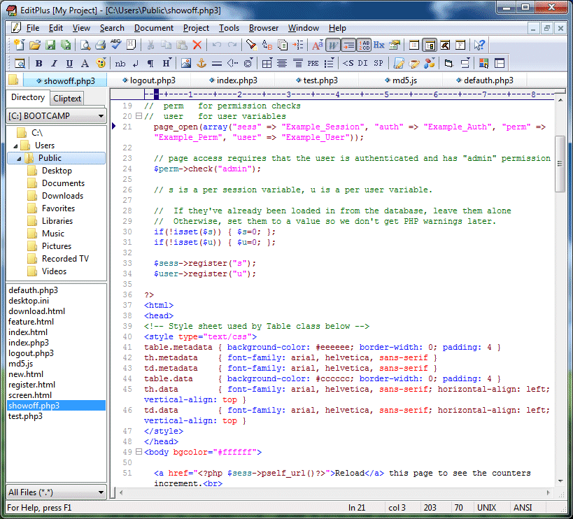 EditPlus Text Editor, HTML Editor, Programmers Editor for Windows EditPlus Text Editor, HTML Editor, Programmers Editor for Windows