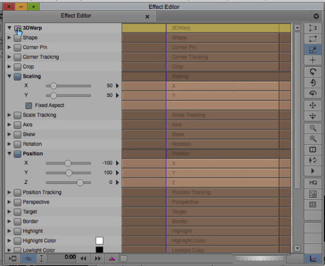 Copy an Effect Between Clips in Avid Media Composer