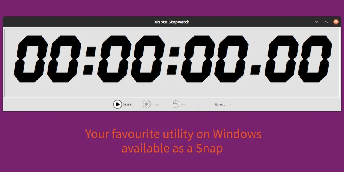 XNote Stopwatch no Linux Veja como instalar via Snap