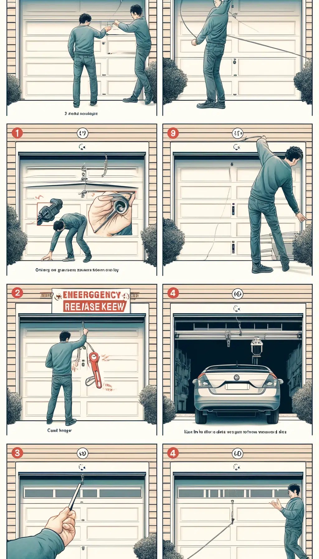 How to Open Garage Door Manually Easy Steps (2024)