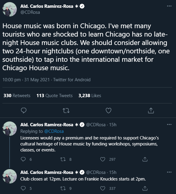 Chicago Official Pitches 24Hour House Music Clubs MinimalSounds