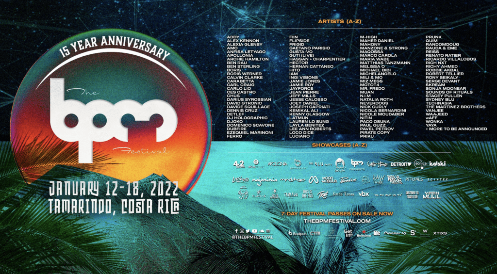 BPM Festival Announces 2022 Dates & Lineup EDMTunes