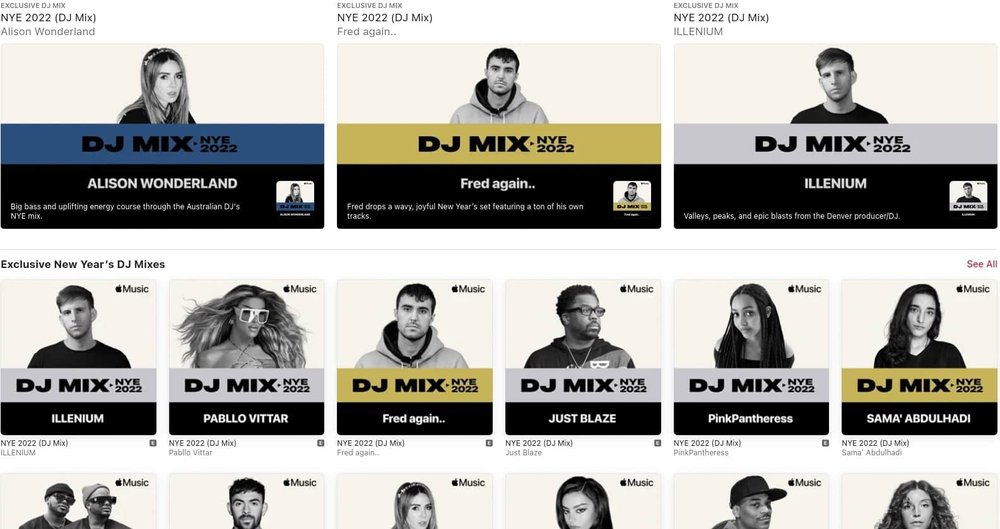 Stream Apple Music NYE DJ Mixes From Illenium, Alison Wonderland, and