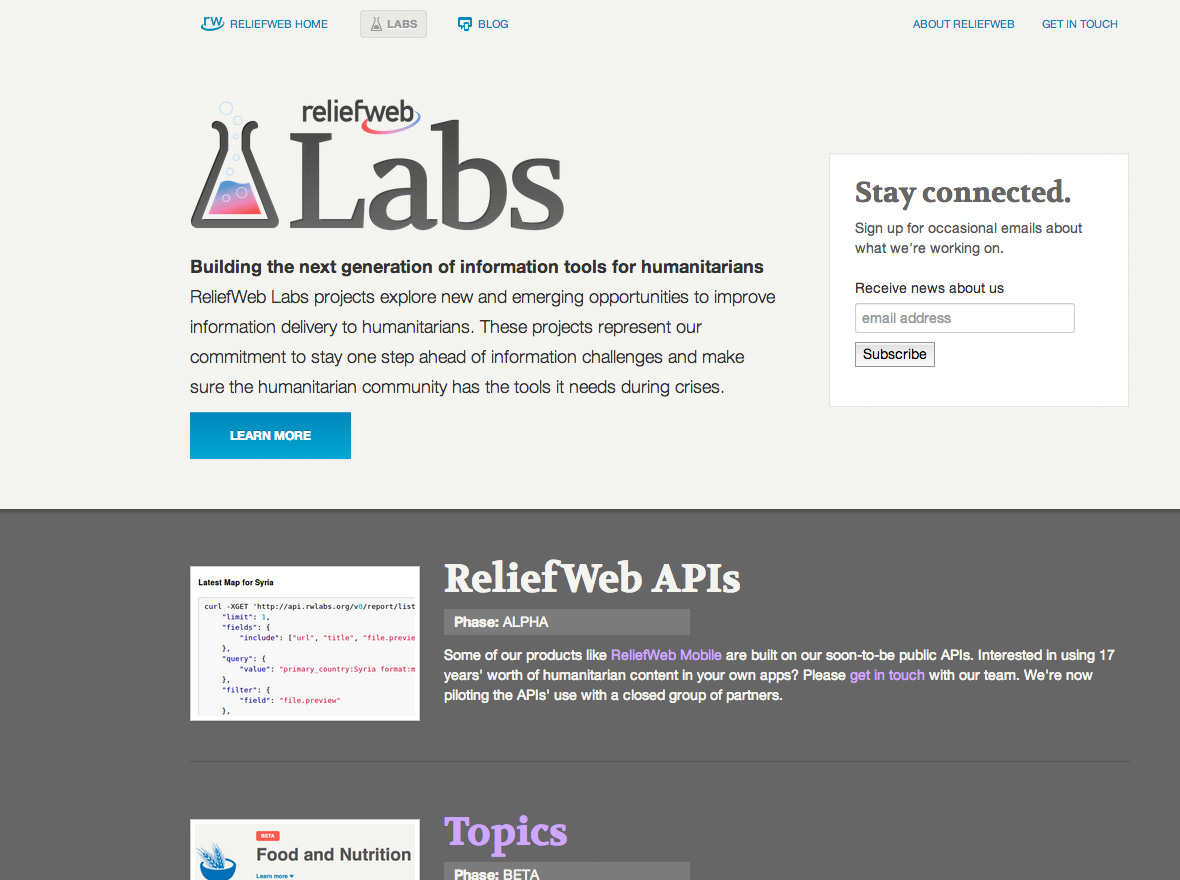 Relief / UN OCHA Ed Mullen Strategy & Design