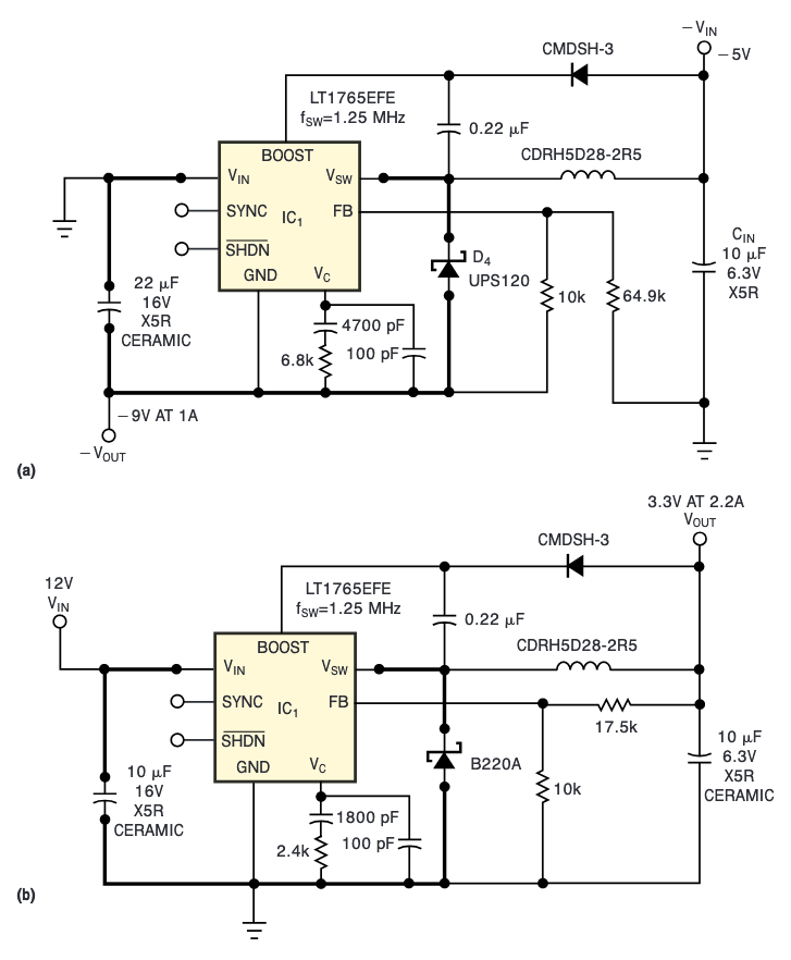 Positive regulator makes negative dc/dc converter EDN