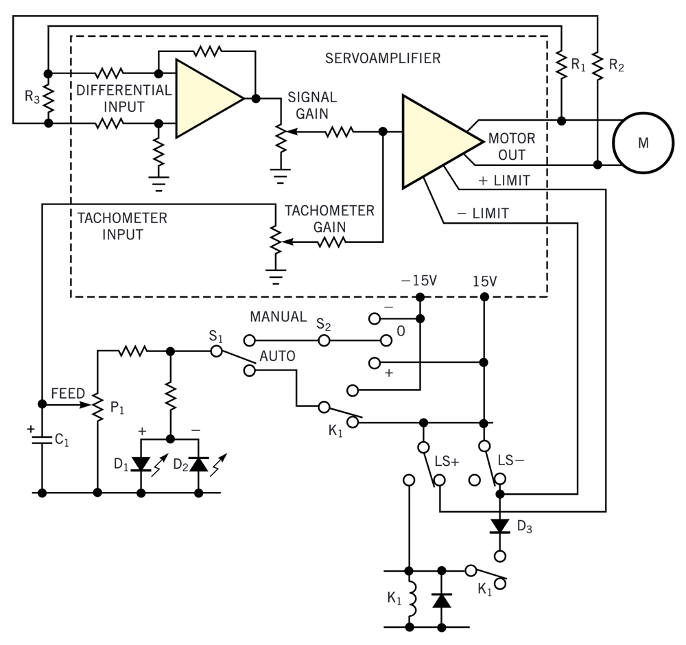 Simple Circuit Provides Motor Feed Control Edn