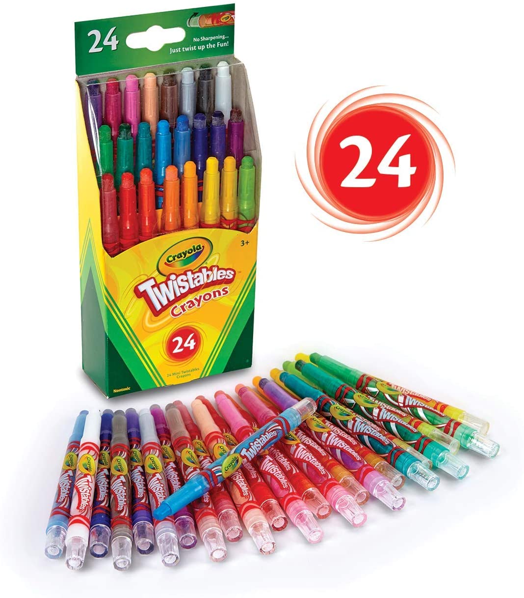 Crayola Twistables Crayons Coloring Set, Kids Indoor Activities at Home