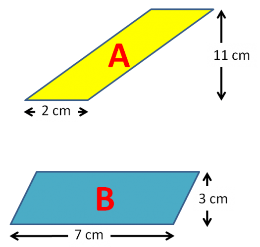 Calculate Areas Parallelograms Worksheet EdPlace