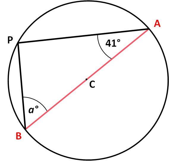 Angle in a Semicircle Theorem Worksheet EdPlace
