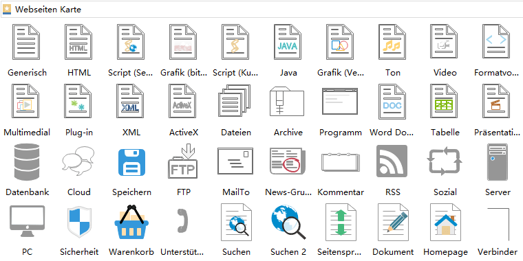 Einfache Sitemapping Software