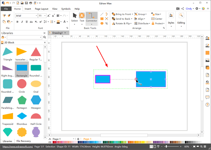 Emperanperpus [View 29+] Visio Connector With Arrow Default