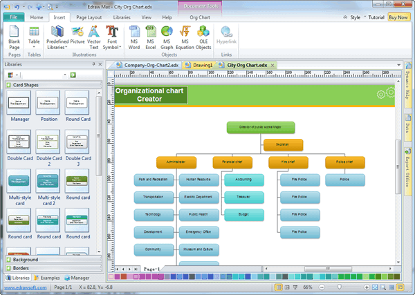 Easy Organizational Chart Creator