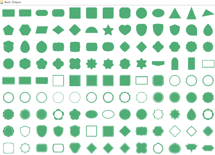 100 + Necessary Infographic Basic Design Shapes Edraw