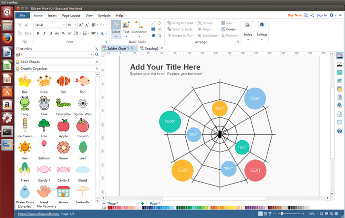 Einfache Grafik Organizer Erstellen Software für Linux