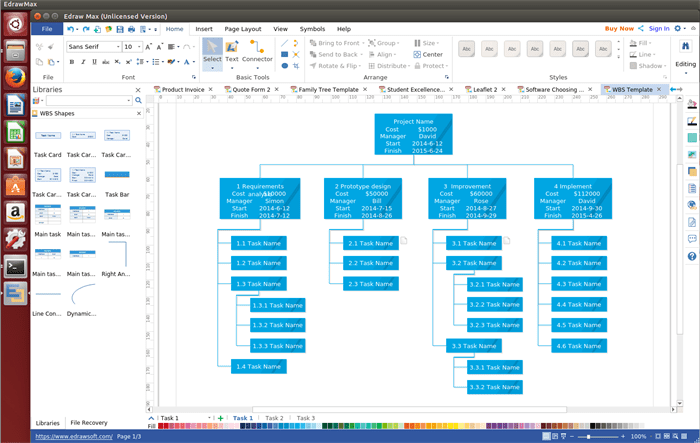 WBS Software for Linux Create HyperEfficient WBS in Minutes