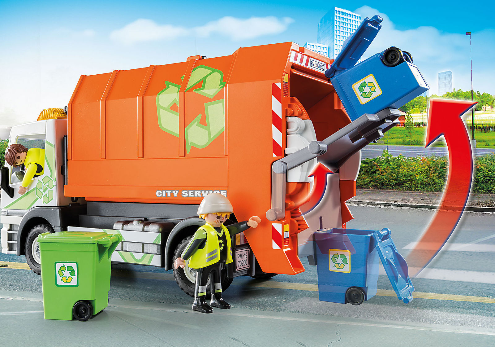 Buy Playmobil Recycling Truck 70200