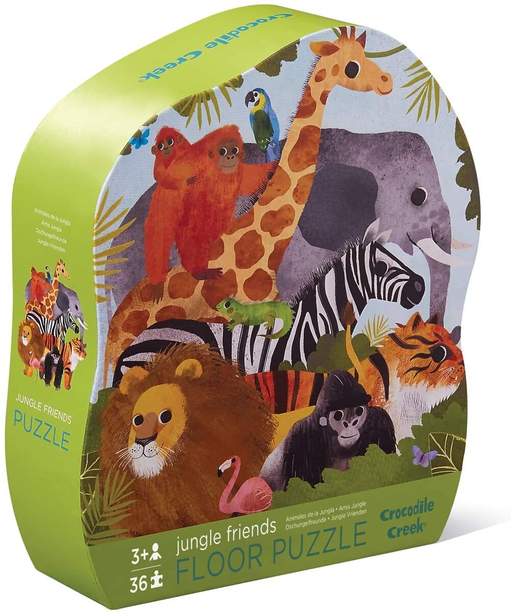 Buy Crocodile Creek Jungle Friends Floor Puzzle 36pc