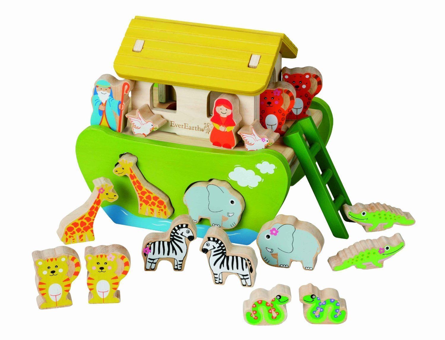 Buy Everearth Shape Sorting Noah's Ark