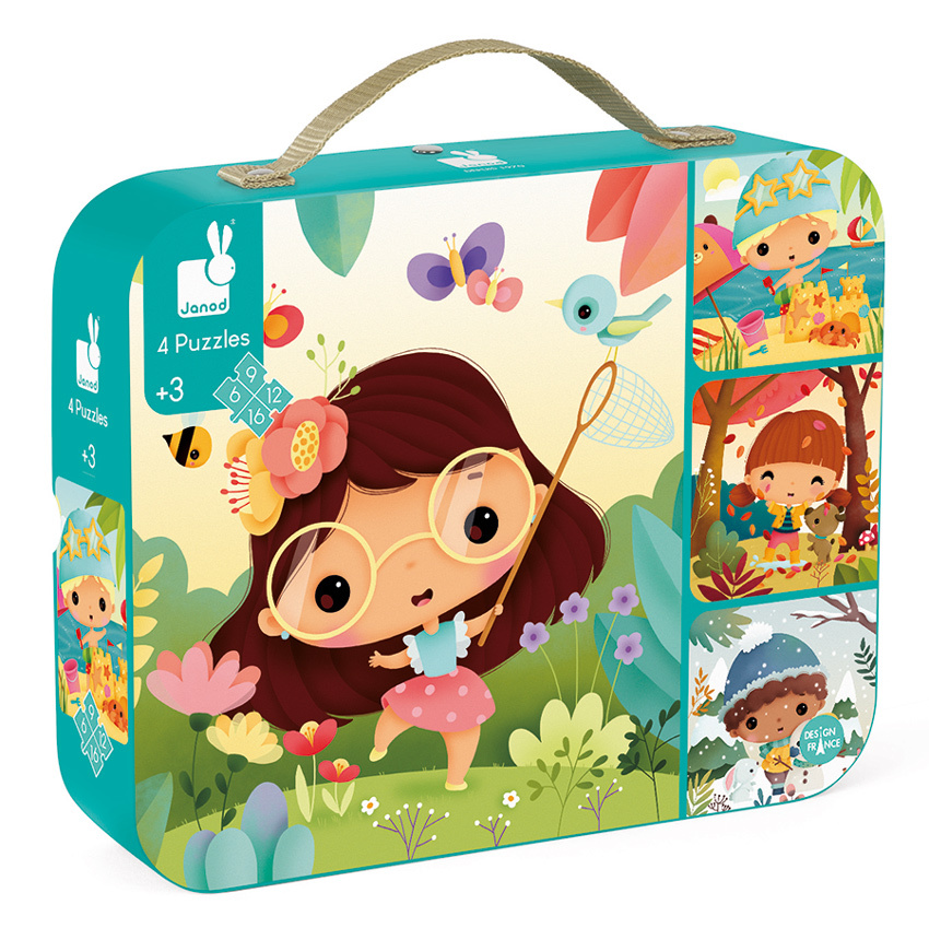 Buy Janod 4 Seasons Progressive Puzzles