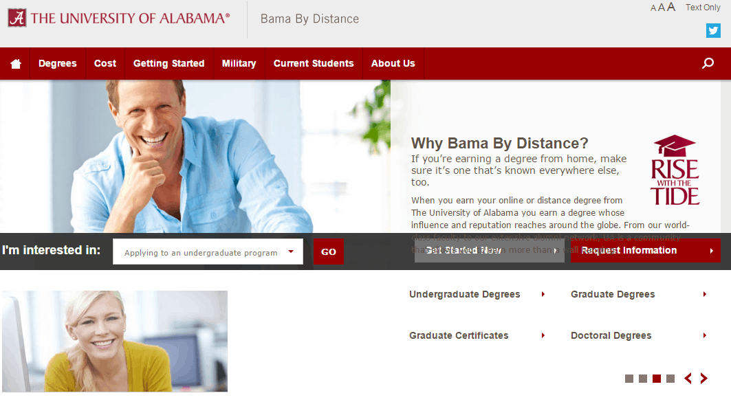 Degrees University Of Alabama Online Degrees