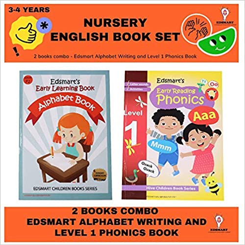 Junior KG Book Set / LKG CBSE books 5 books combo ( English and Maths)