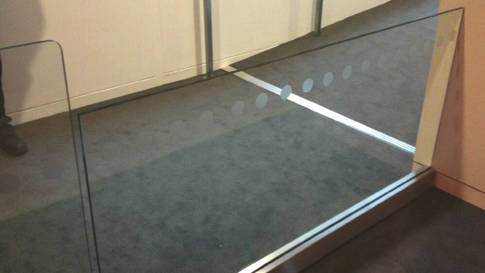 Glass Barrier Rail EDS UK