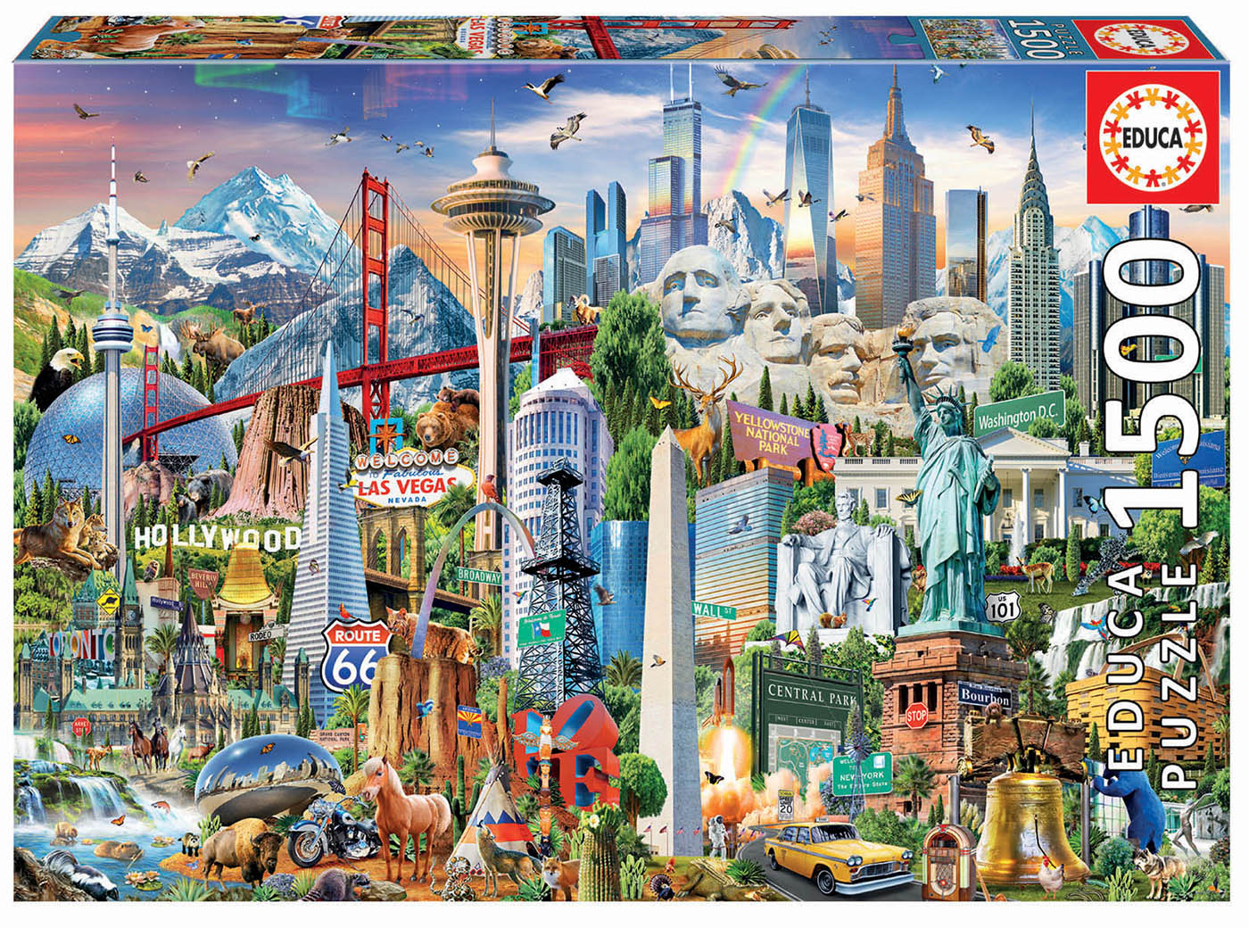 1500 North America Landmarks Educa Borras