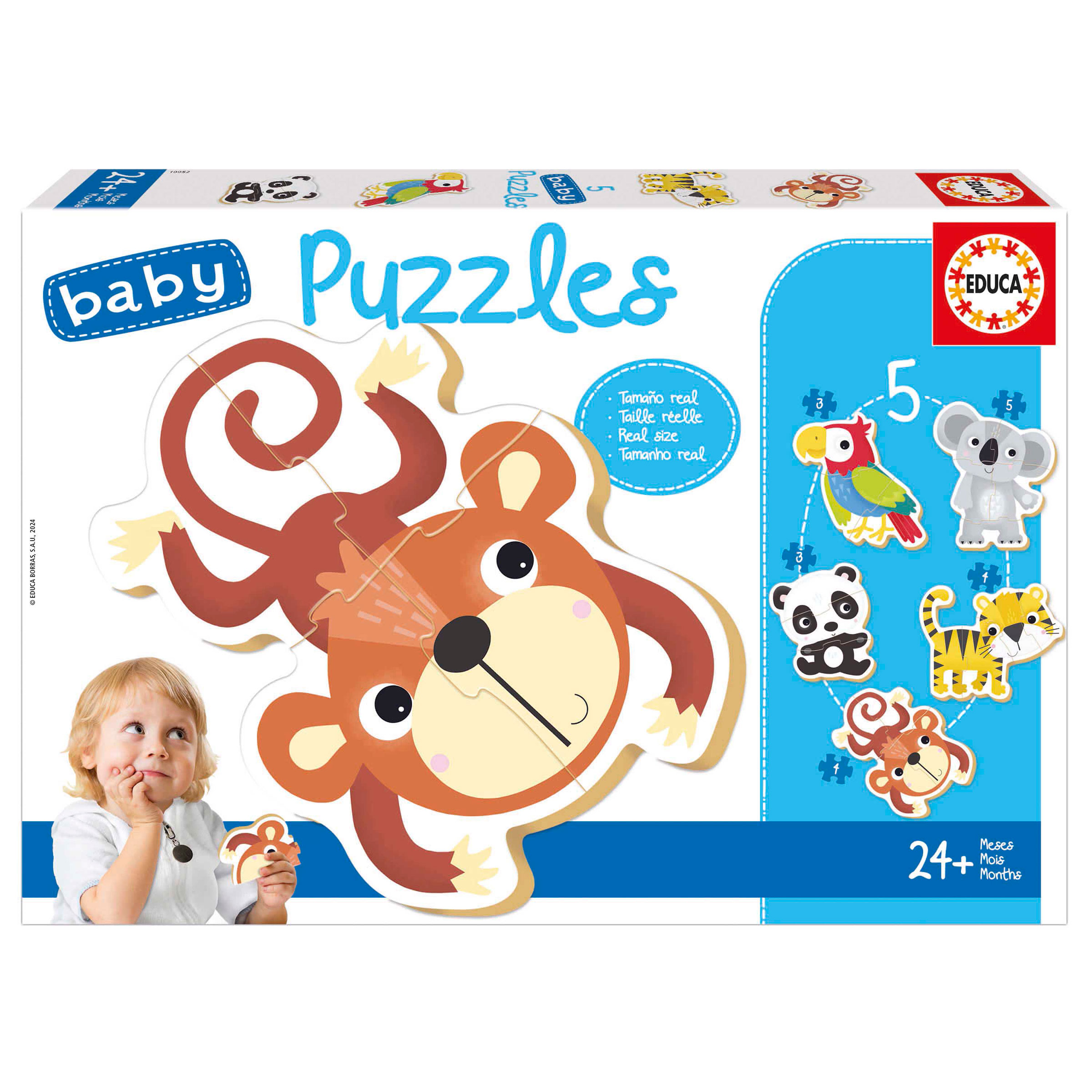 Baby Puzzles Wild Fauna Educa Borras